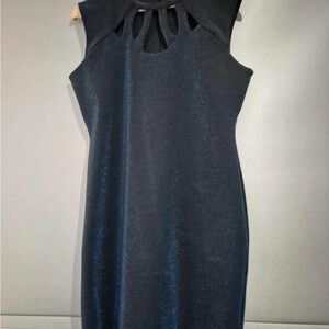 F&F Glittering Midnight Blue Midi Dress